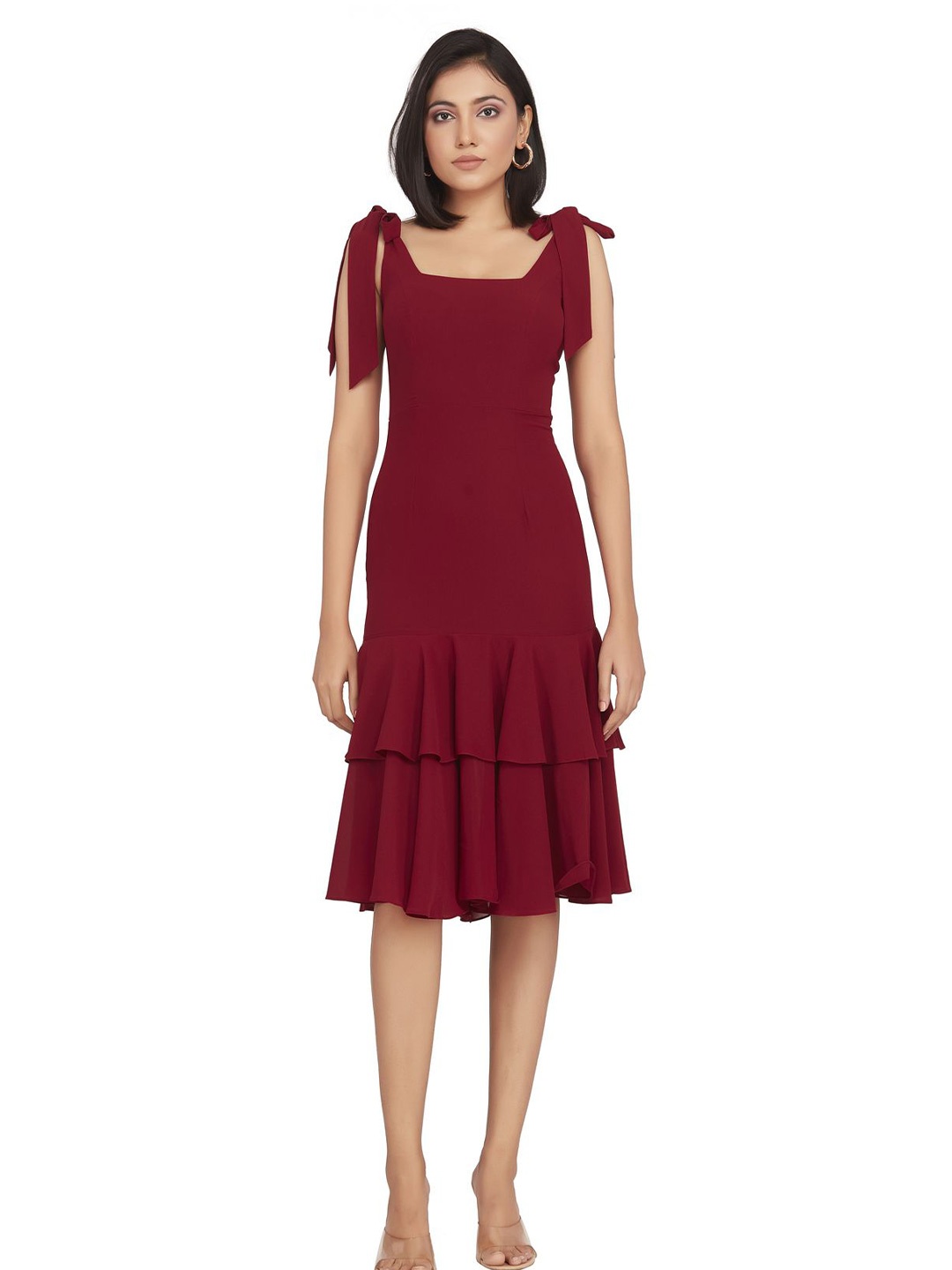 

RR FASHION Women Bodycon Dress, Red