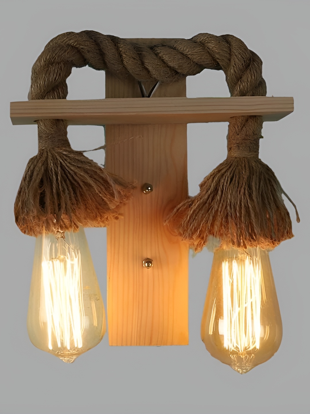 

KINIS Beige Wooden Quirky Cylinder Shaped Wall Lamp