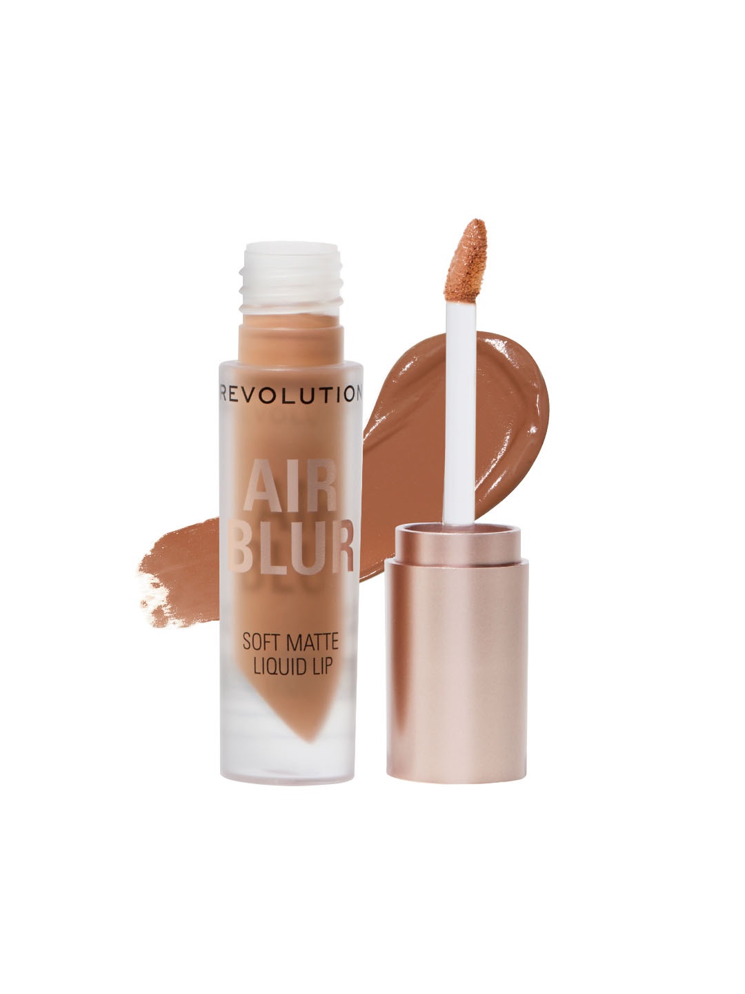 

Makeup Revolution London Air Blur Soft Matte Long Lasting Liquid Lipstick 3.5 ml - Natural, Brown
