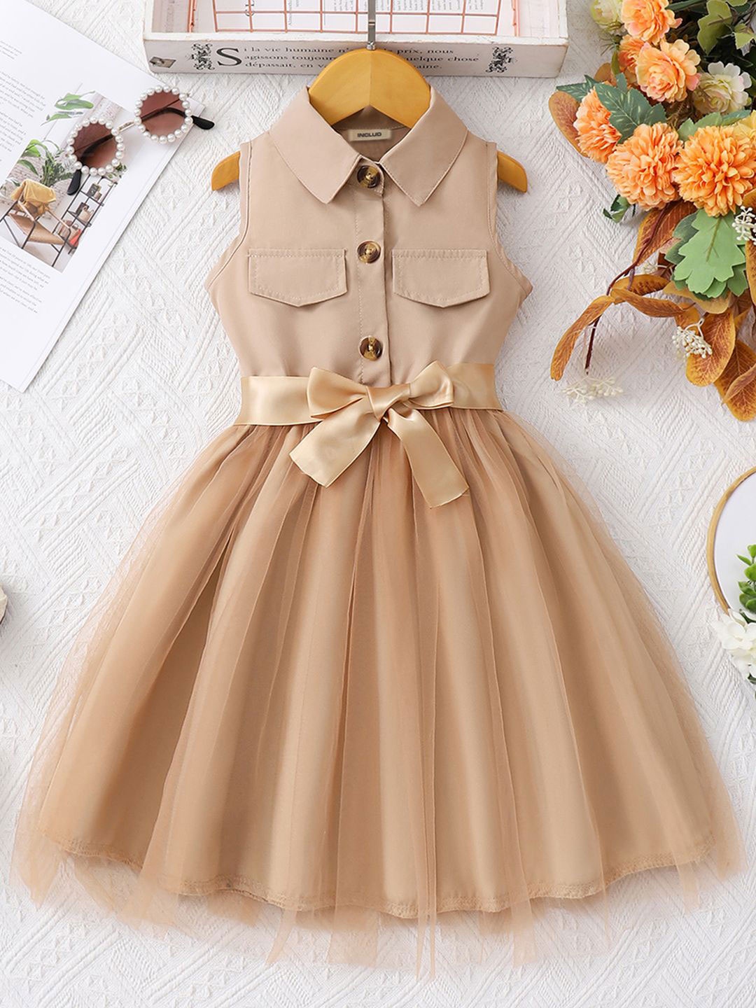 

INCLUD Shirt Dress, Khaki