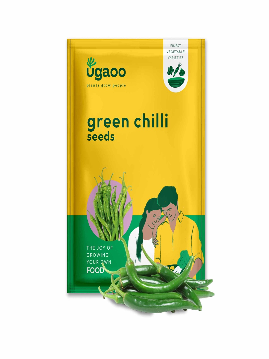 

UGAOO Green Chilli Seeds, Brown