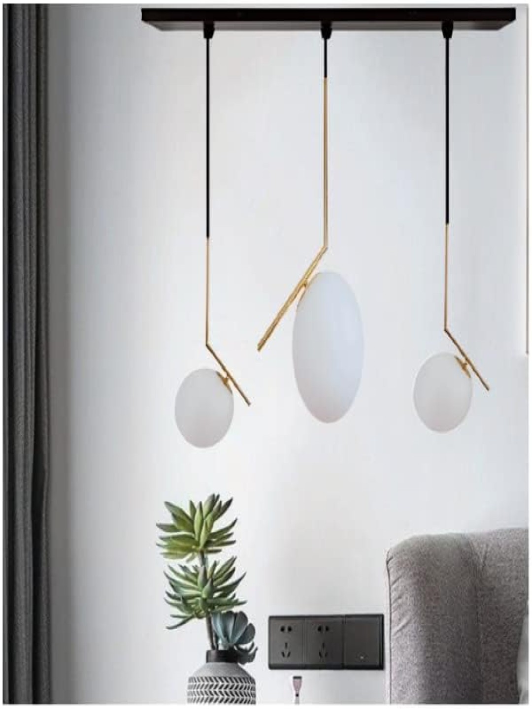 

GAUVIK Gold-Toned Ceiling Lamp