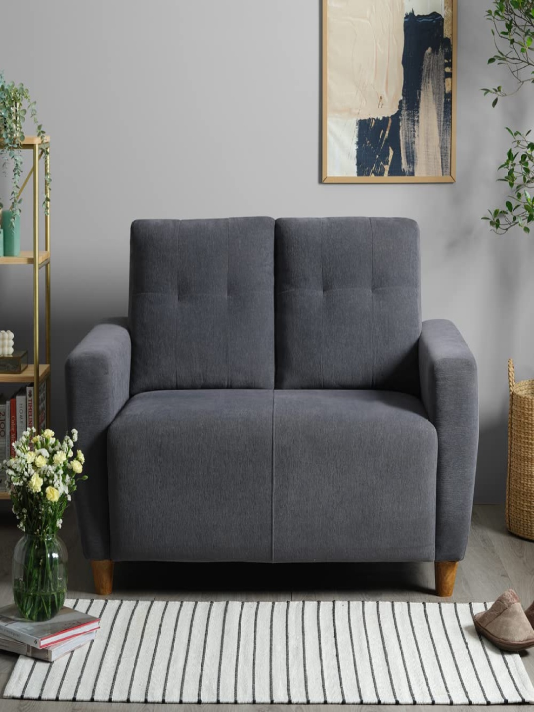

Sleepyhead Yolo 2 Person Sofa Fabric Sesame Grey