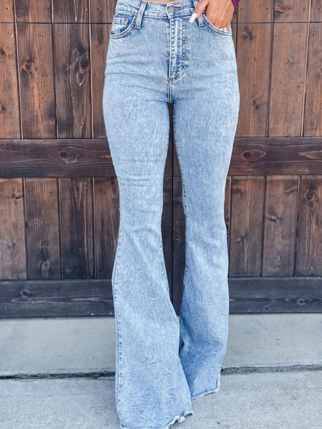 

StyleCast Women Bootcut High-Rise Jeans, Blue