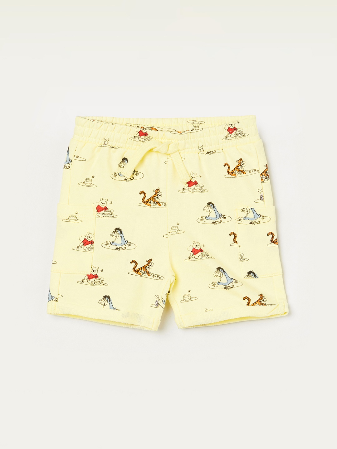 

Juniors by Lifestyle Boys Winnie The Pooh Printed Cotton Shorts, Yellow