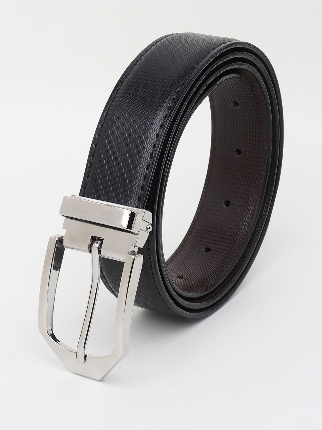 

Killer Men Textured Reversible Formal Belt, Black