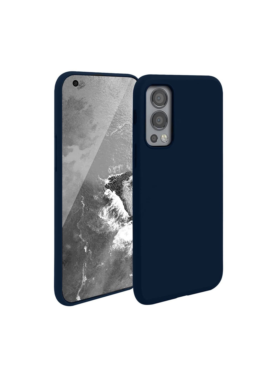 

LIRAMARK Solid Printed Oneplus Nord 2 Back Case Mobile Accessories, Blue