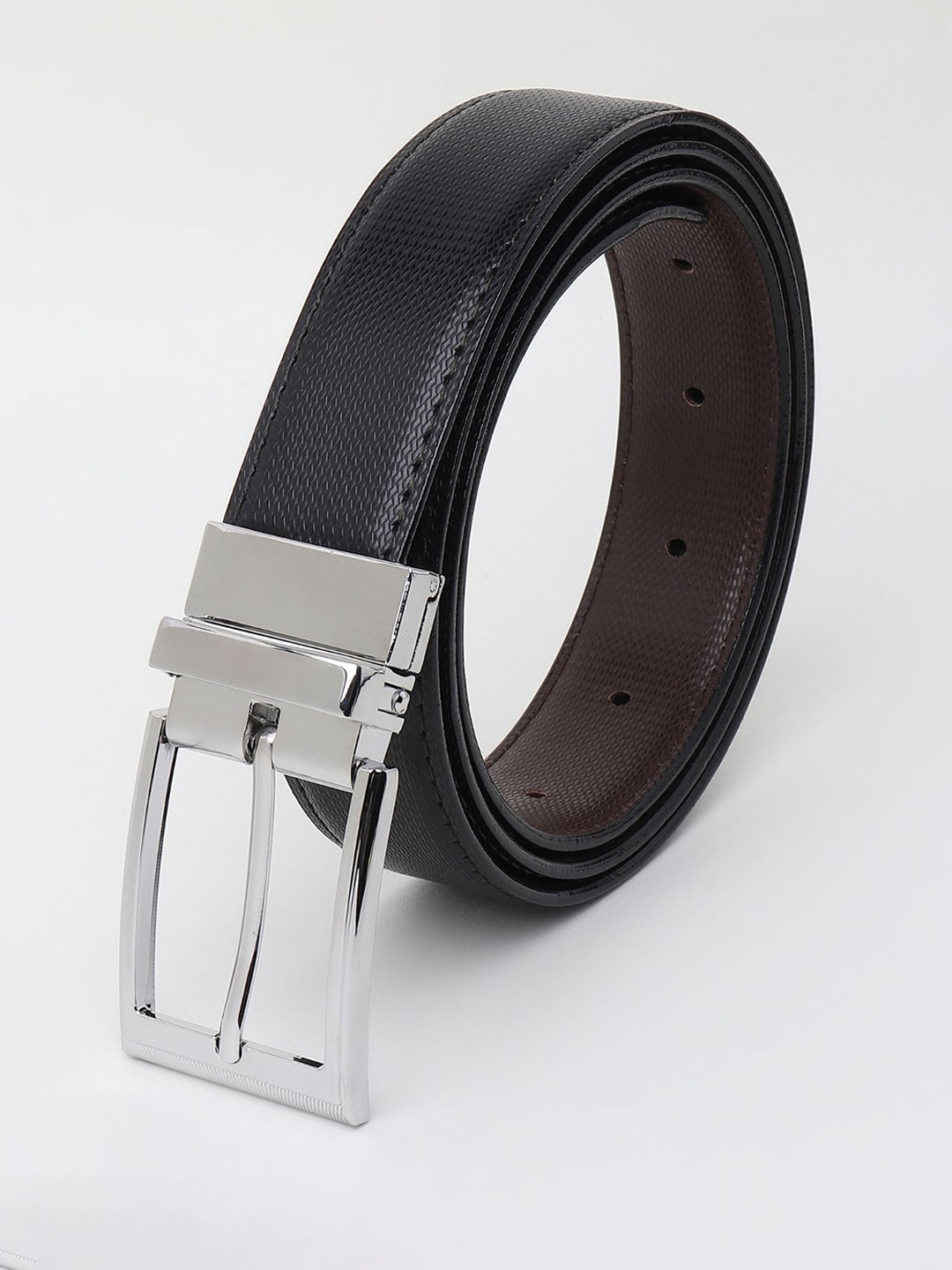 

Killer Men Textured Reversible Formal Belt, Black