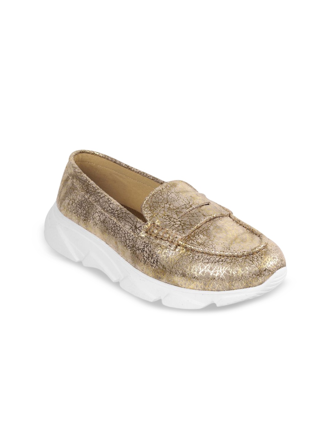 

Mochi Women Fashion Flats, Gold