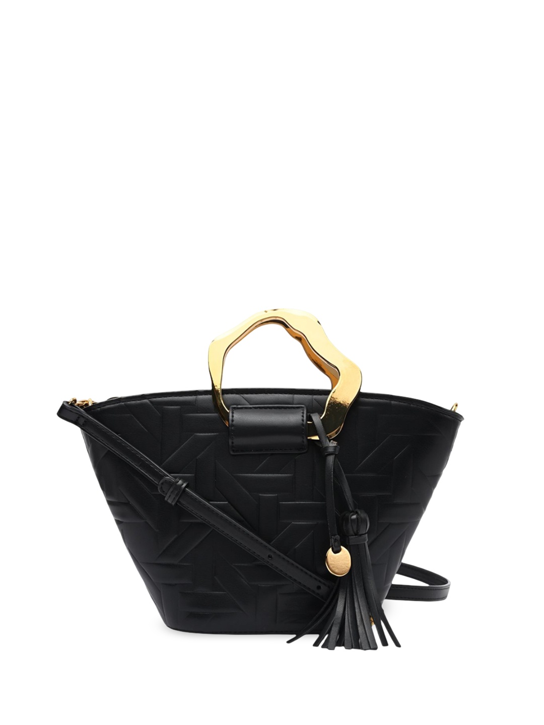 

ALDO Women MALEDE Solid Quilted Handheld Bag, Black