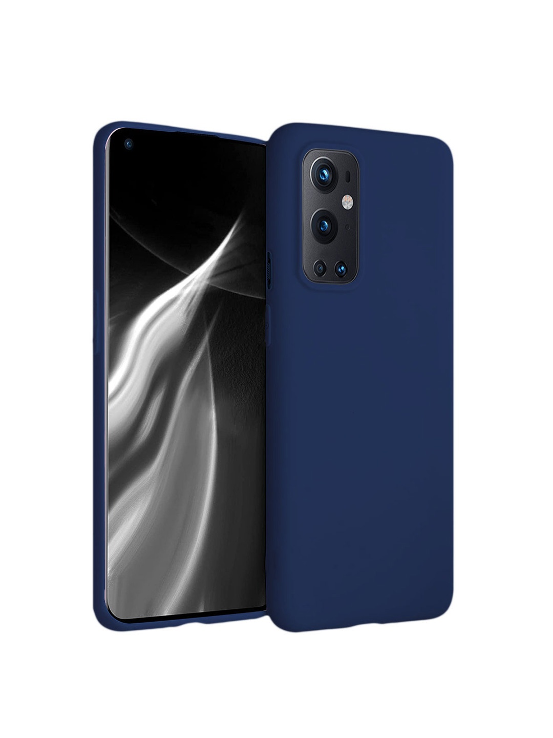 

LIRAMARK Solid Printed OnePlus 9 pro Back Case Mobile Accessories, Blue