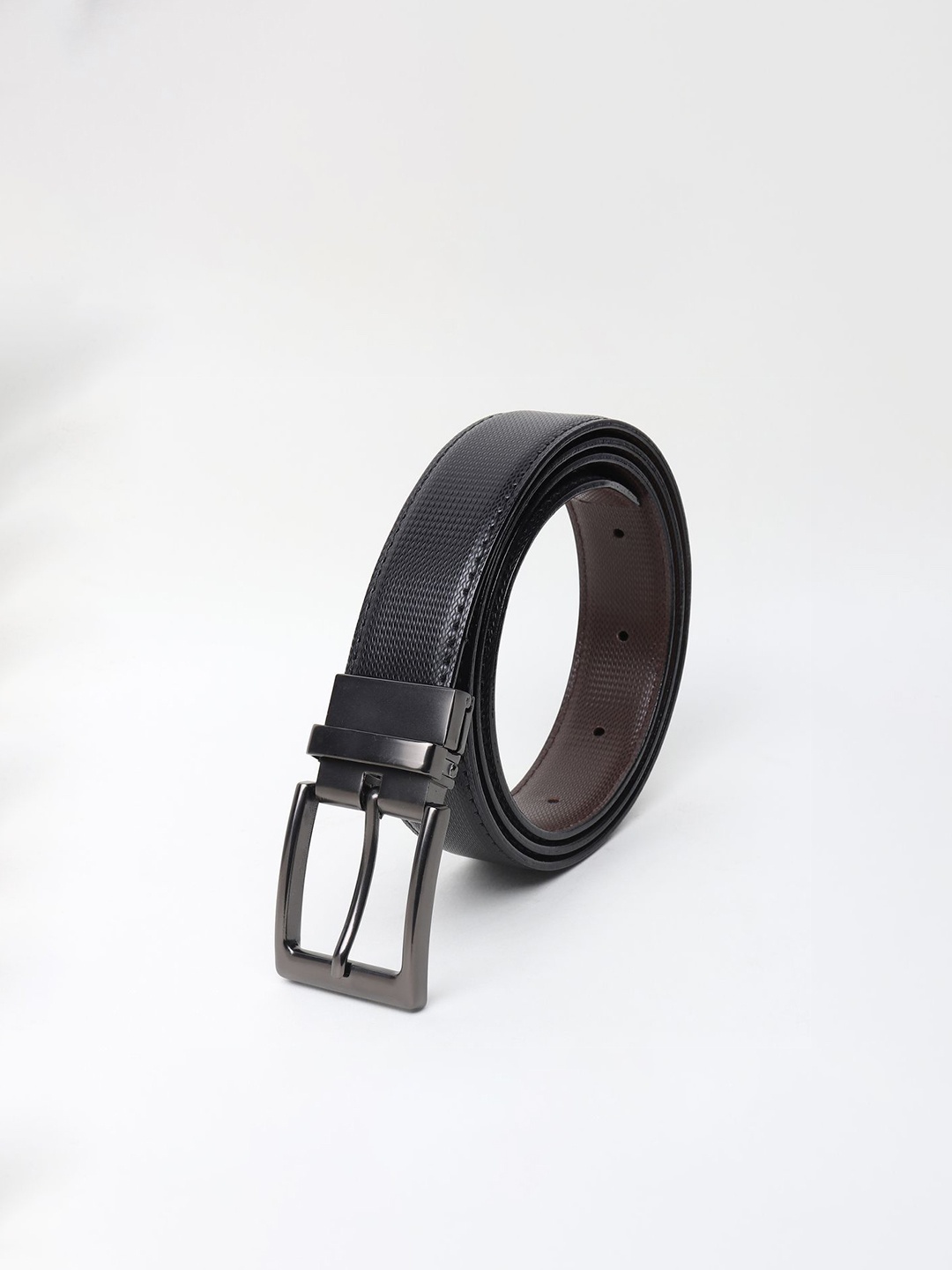 

Killer Men Textured Reversible Formal Belt, Black