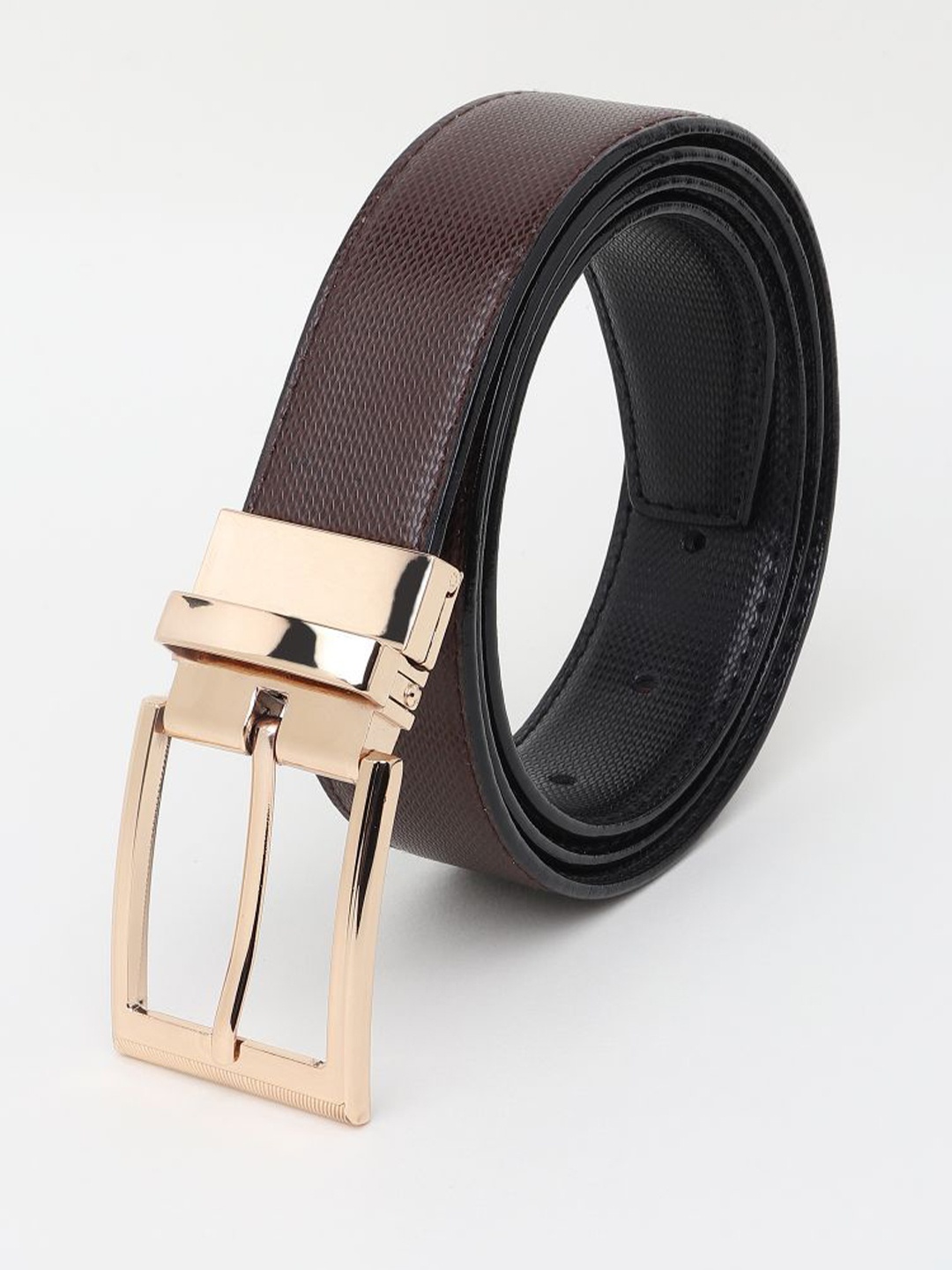 

Killer Men Textured Reversible Formal Belt, Brown