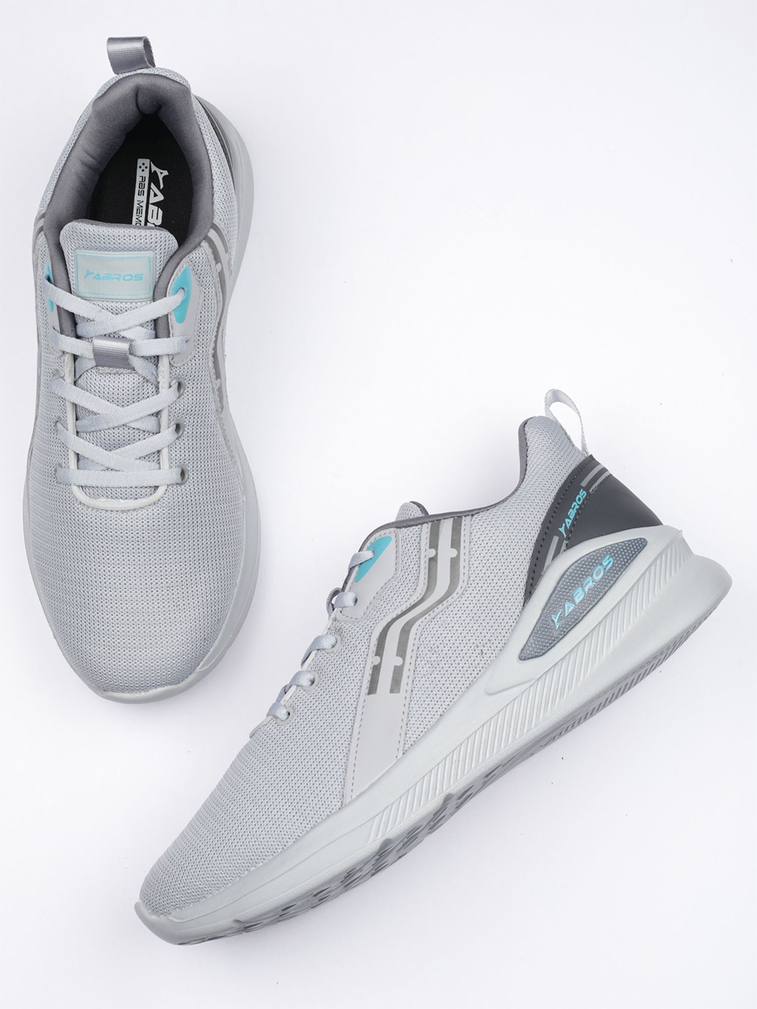 

ABROS NILE Men Mesh Running Shoes, Grey