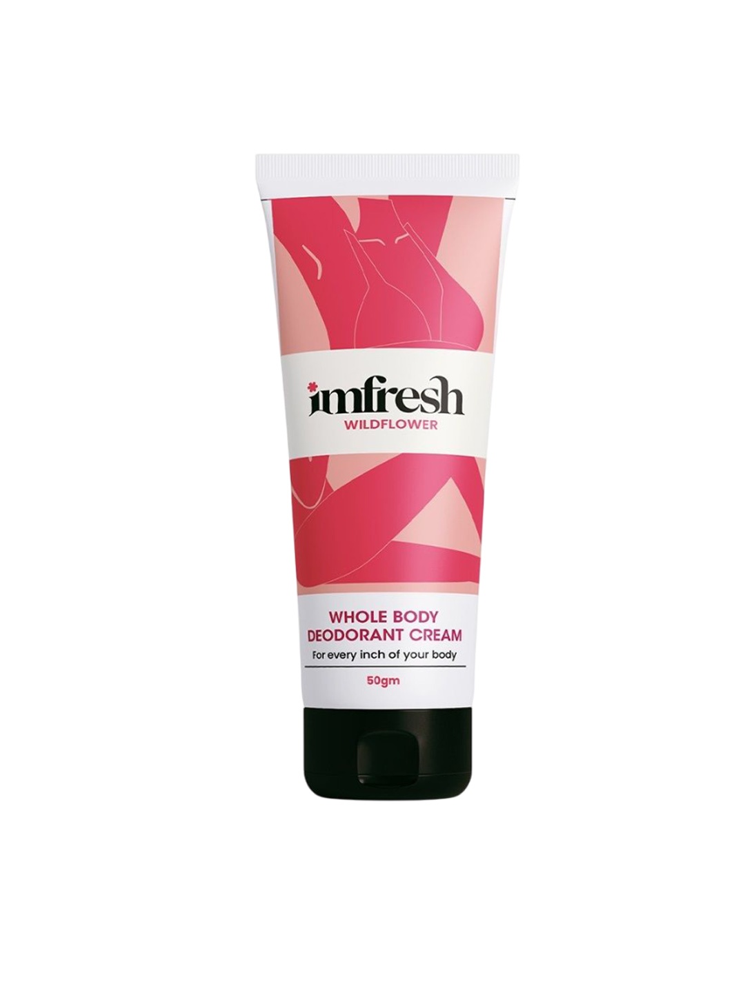 

imfresh Wildflower Body Deodorant Cream For Intimate Areas- 50 g, Pink
