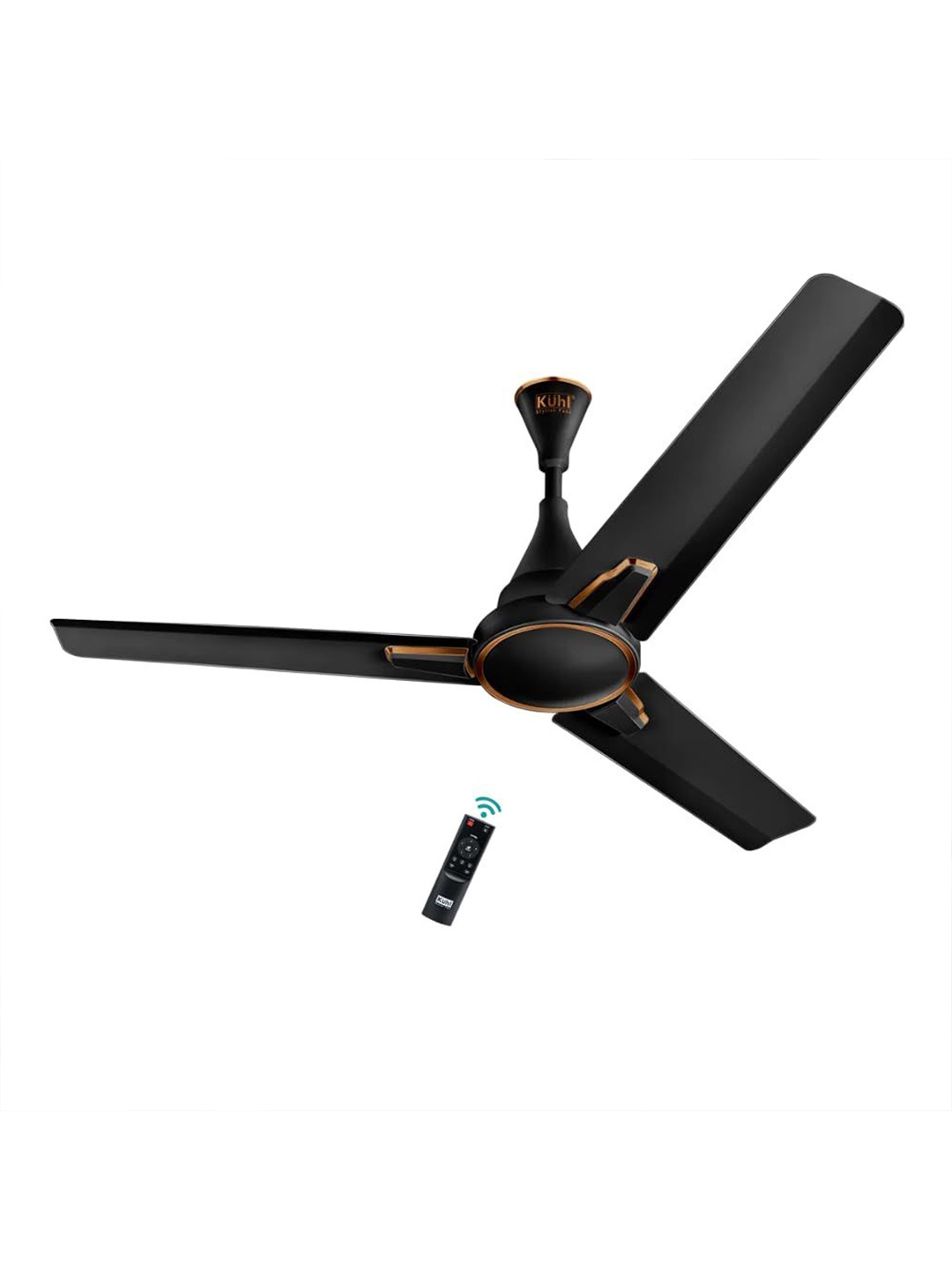 

Kuhl Prima A1 Black 1200mm BLDC Remote Controlled Ceiling Fans