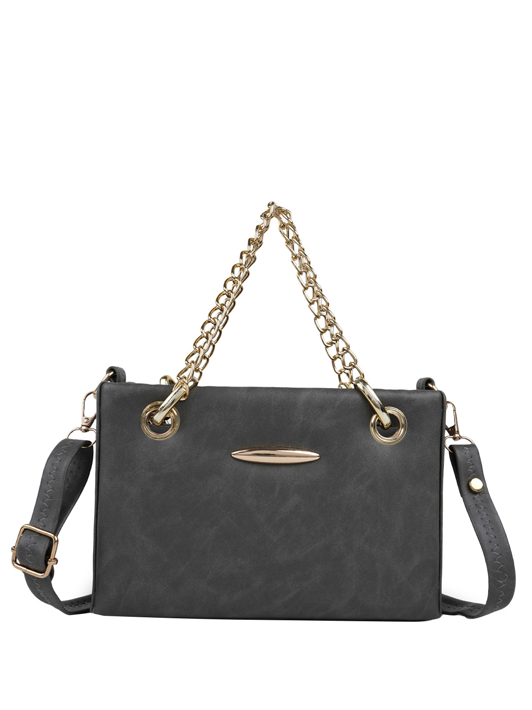 

STARWINGS Women Solid Structured Sling Bag, Grey