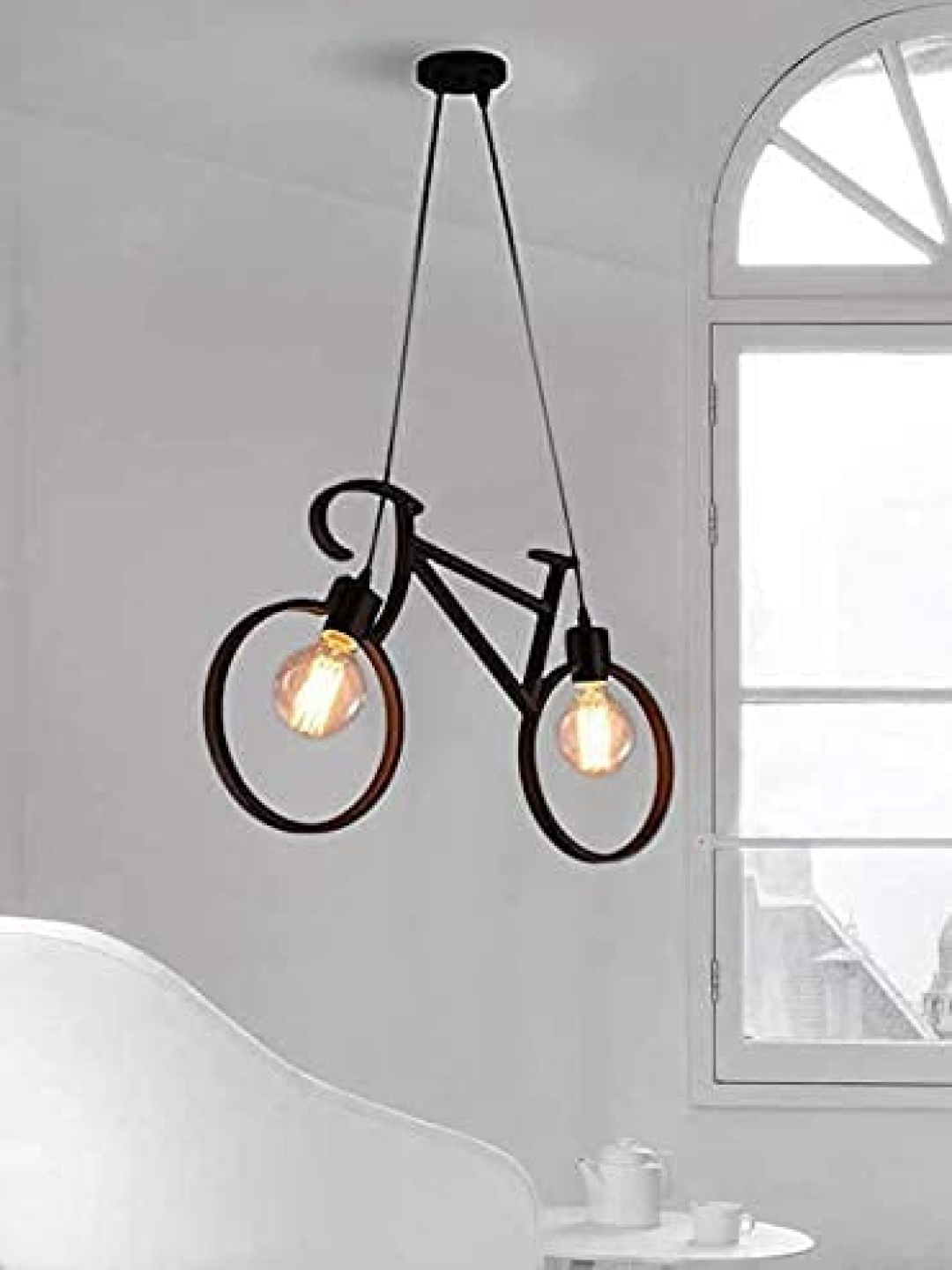 

GAUVIK Black Ceiling Lamp