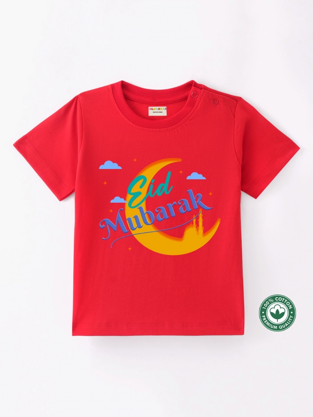 

BLUSHES Kids Printed T-shirt, Red