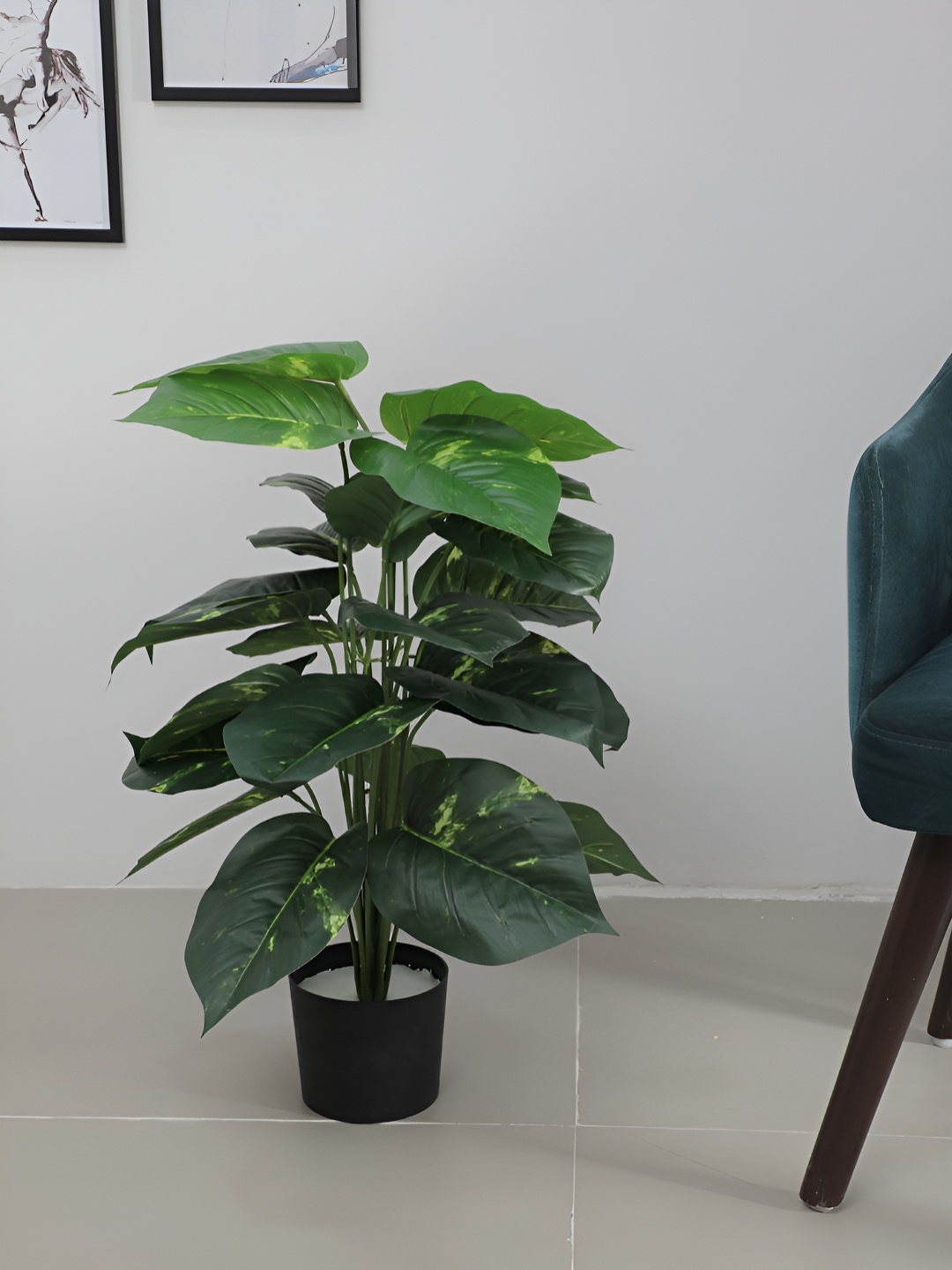 

Home Bloom Green 1 Pieces Artificial Plant With Pot