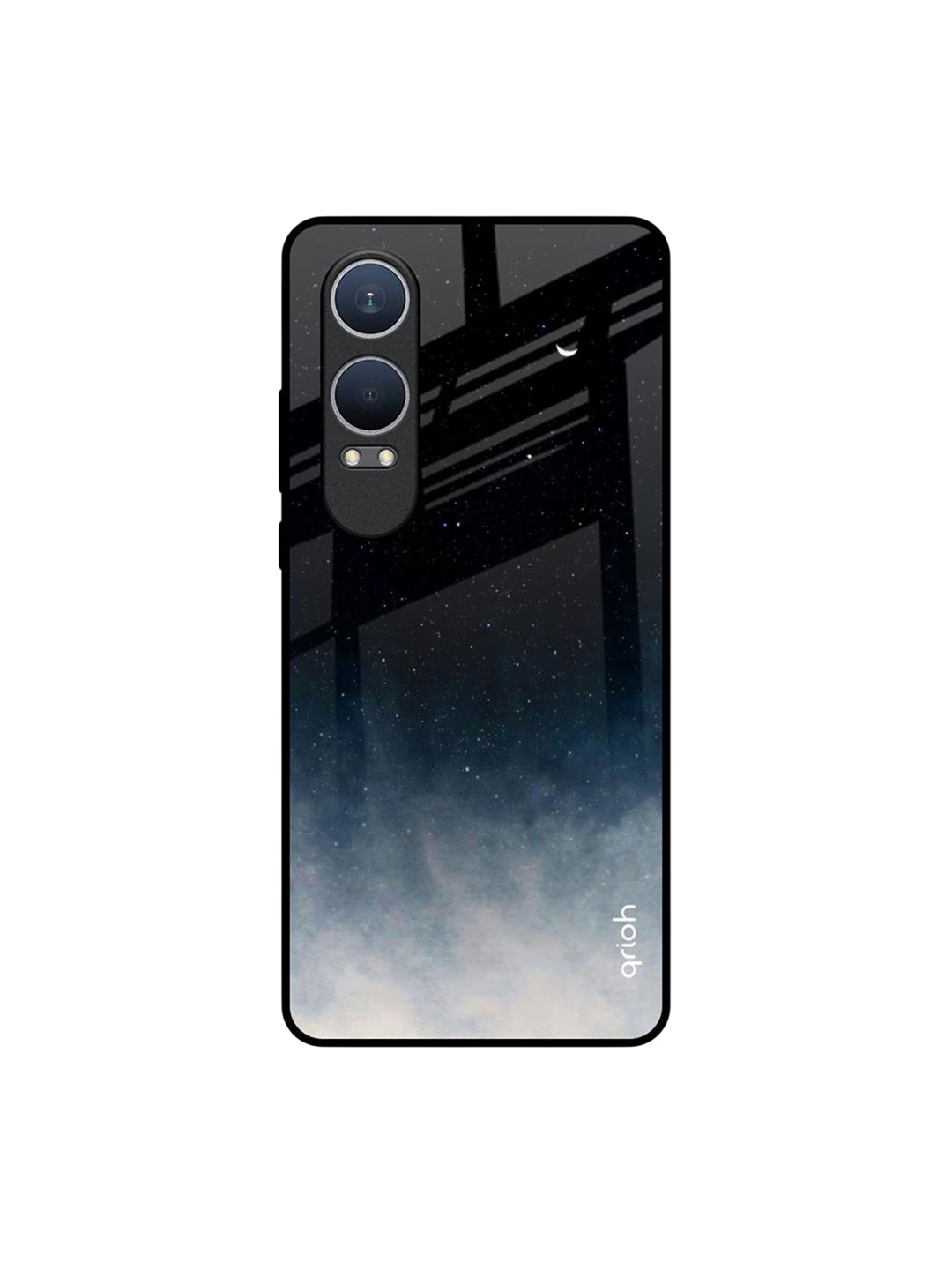 

QRIOH Black Aura OnePlus Nord CE4 Lite 5G Impact Resistant Back Case