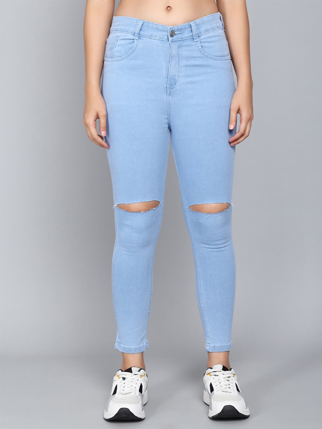 

M MODDY Women Jean Mom Fit High-Rise Jeans, Blue