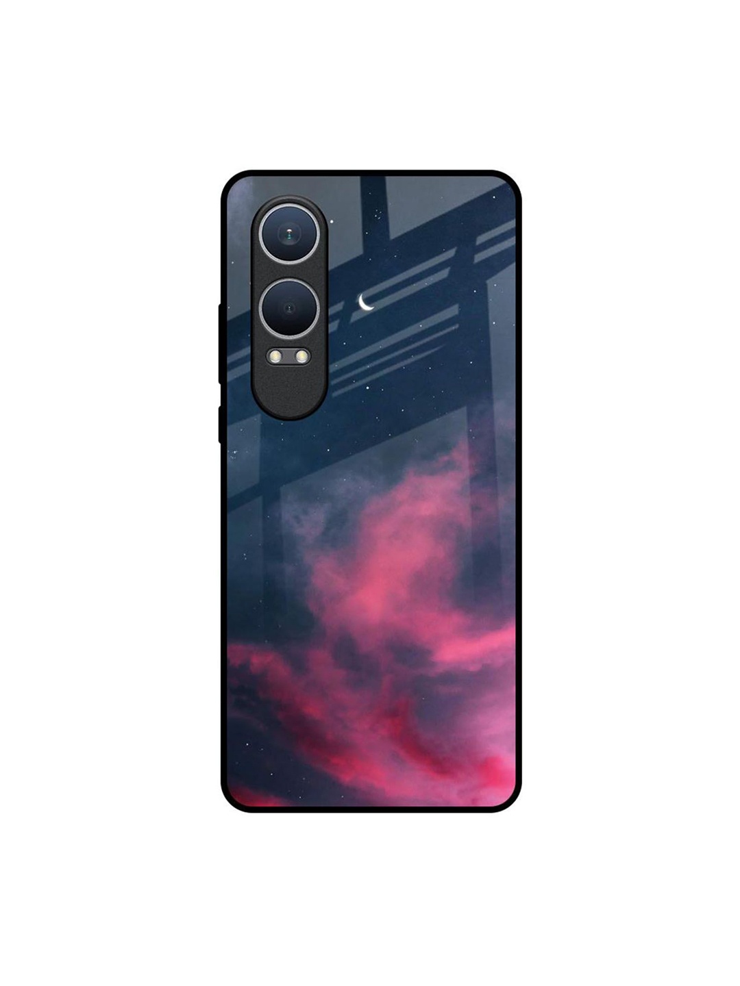 

QRIOH Moon Night OnePlus Nord CE4 Lite 5G Impact Resistant Back Case, Blue