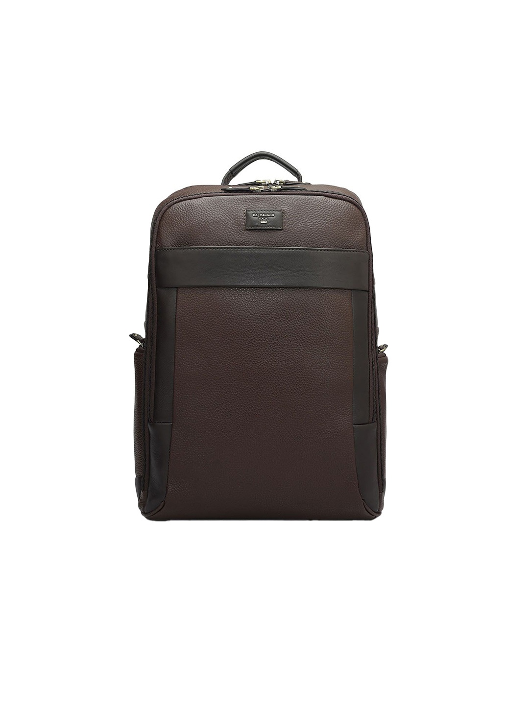 

Da Milano Men Padded Backpack, Brown