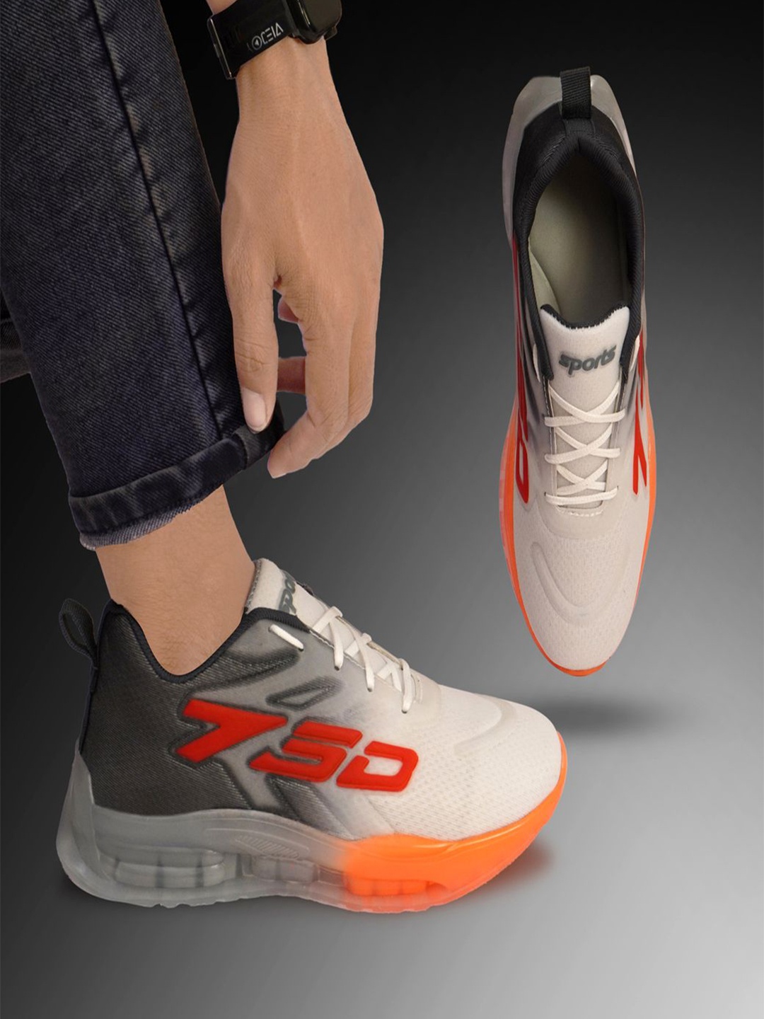 

Arber Kenton Men Walking Non-Marking Shoes, Orange