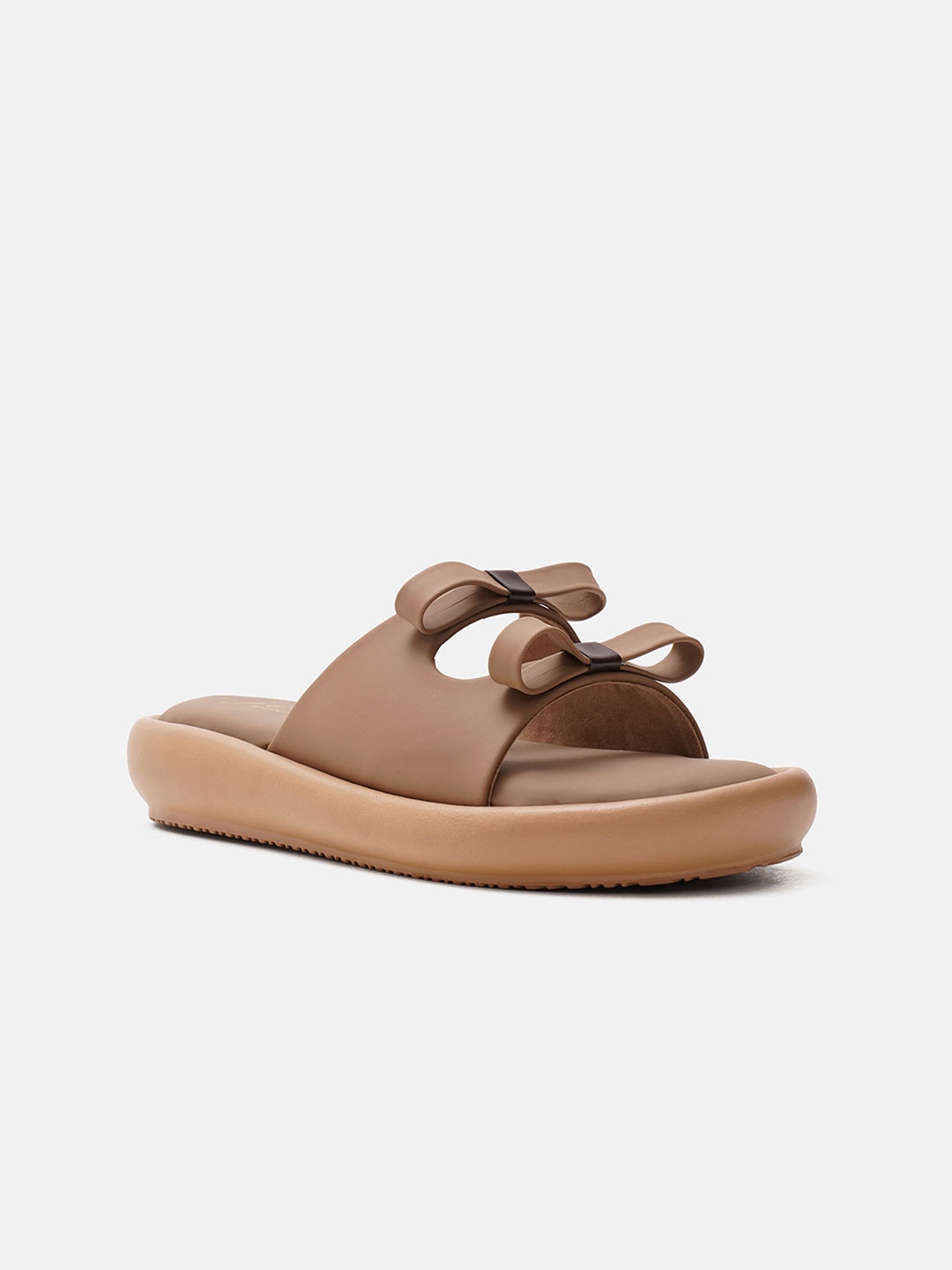 

JM Looks Girls Fashion Comfortable Sole Heel Sandals, Coffee brown