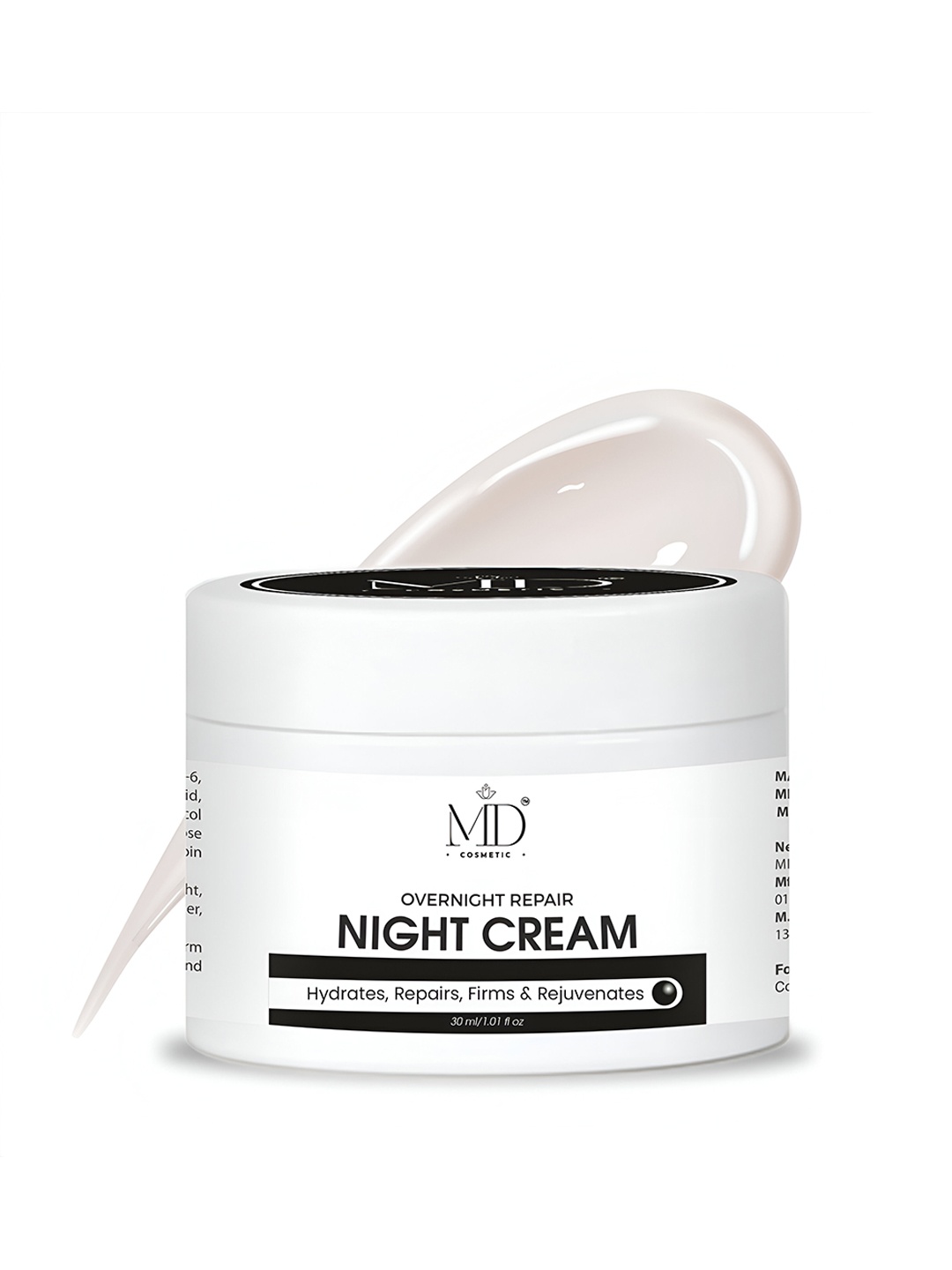 

MD COSMETIC Girls Over Night Repair Night Cream- 30 ml, White