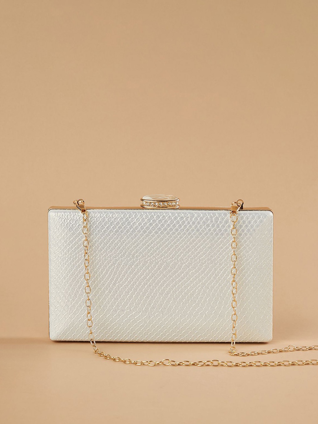 

CODE by Lifestyle Structured Quilted Handheld Bag, Beige