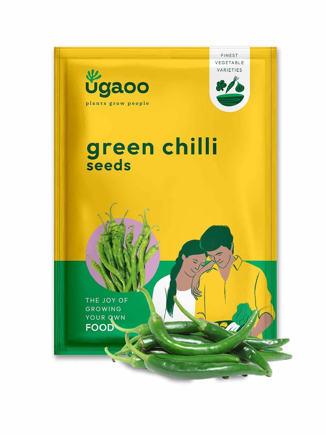 

UGAOO Green Chilli Seeds, Brown