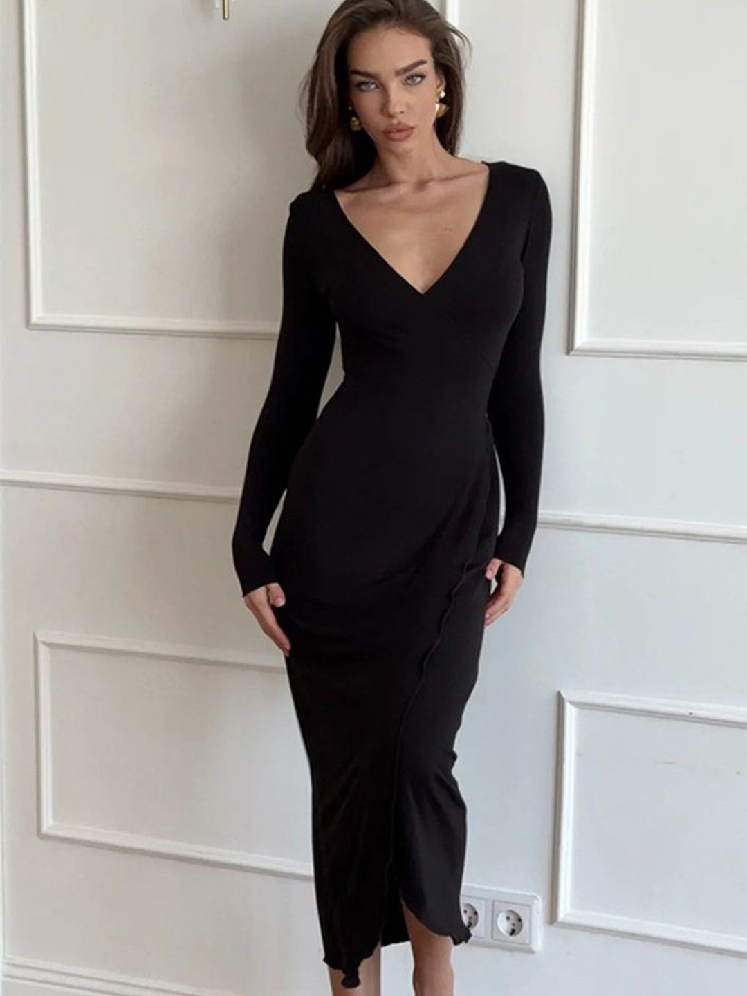 

LULU & SKY Women Bodycon Dress, Black