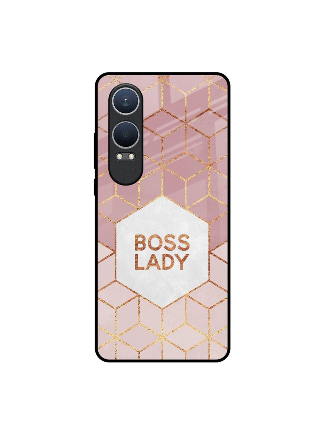 

QRIOH Boss Lady OnePlus Nord CE4 Lite 5G Impact Resistant Back Case, Pink