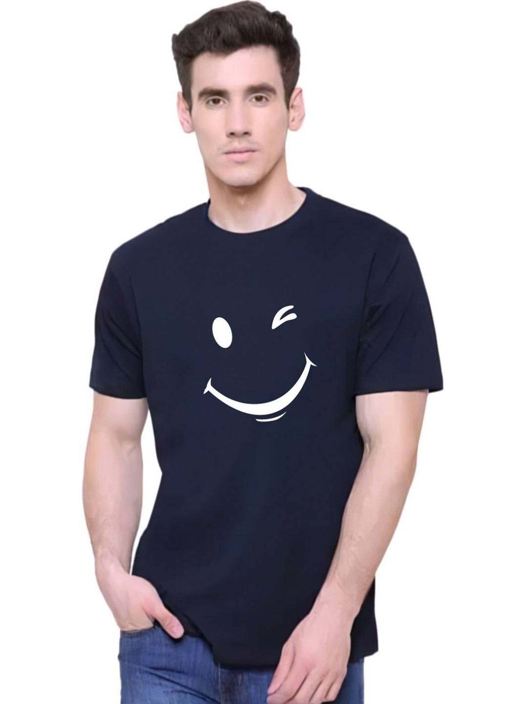 

FABSTIEVE Men New Orleans Pelicans Neymar Printed T-shirt, Navy blue