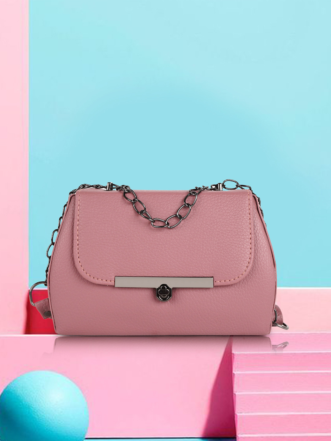 

STARWINGS Women Textured Sling Bag, Pink