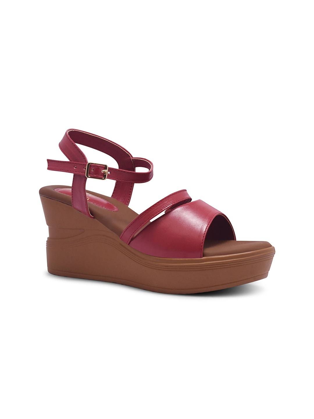 

JM Looks Girls Wedge Heel Sandals, Maroon