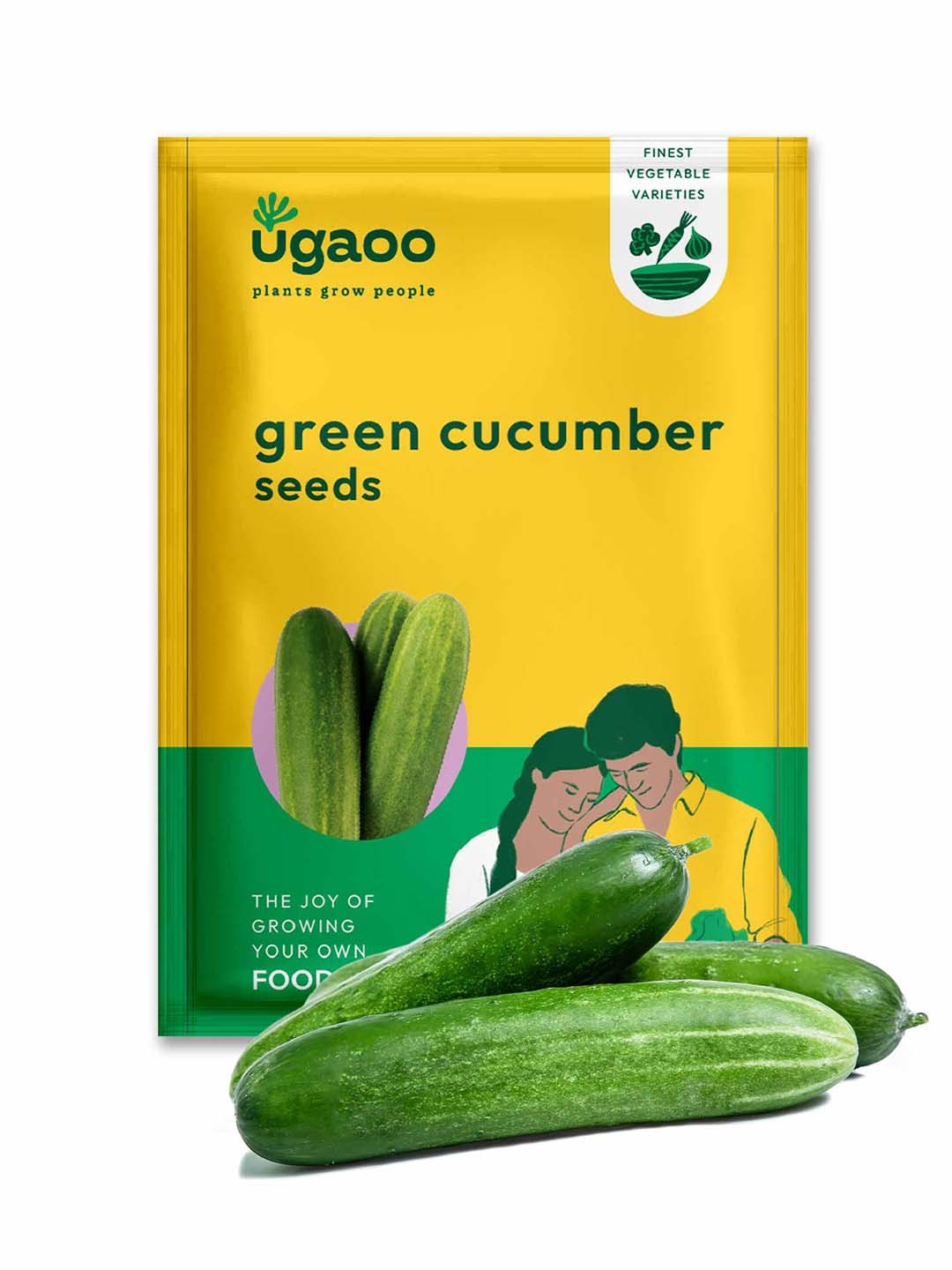 

UGAOO Green Cucumber Seeds, Brown