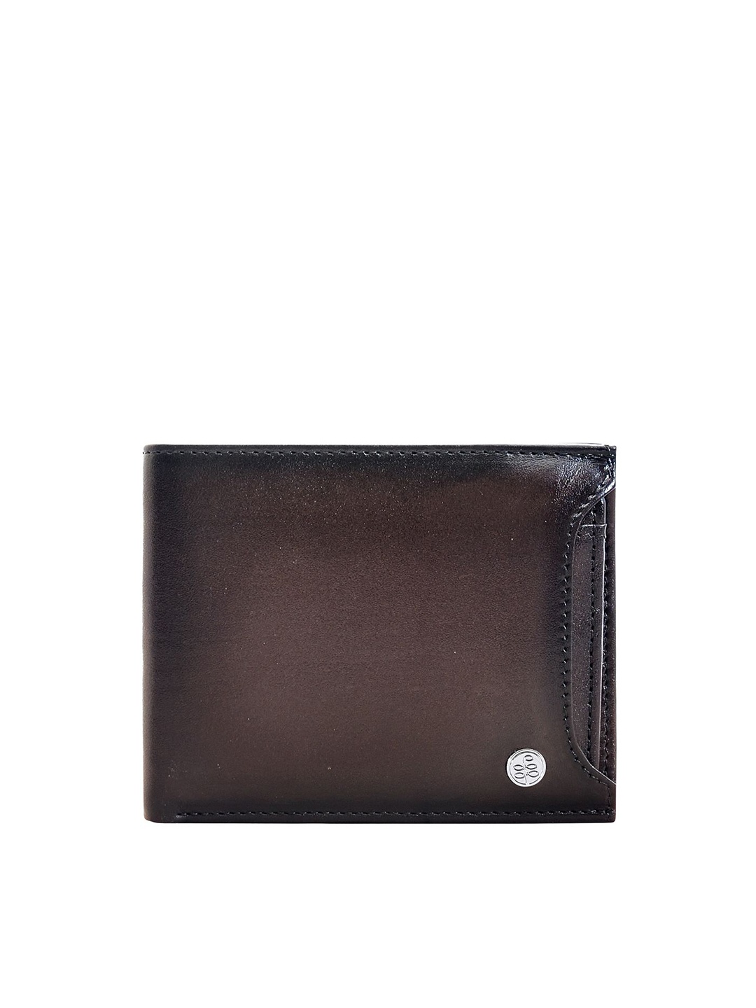 

Eske Men Textured Leather Two Fold Wallet, Brown