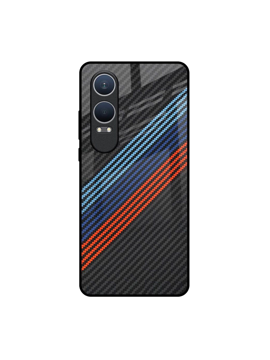 

QRIOH Carbon Inspired OnePlus Nord CE4 Lite 5G Impact Resistant Back Case, Black