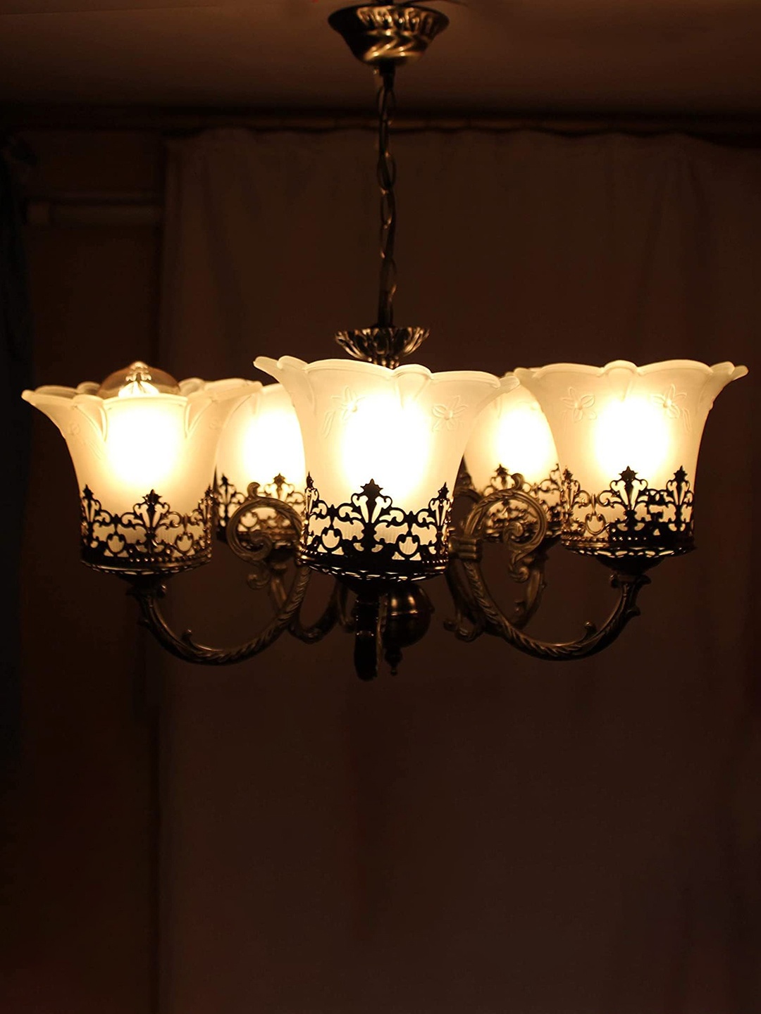 

GAUVIK Black Ceiling Lamp
