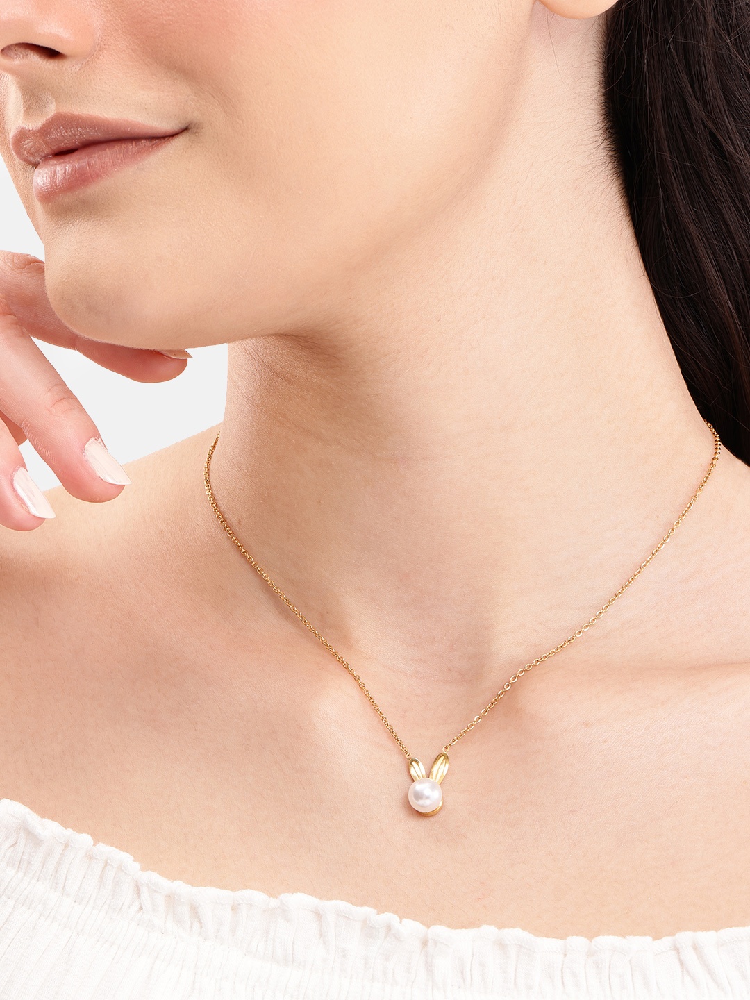 

DressBerry Minimal Pendant Chain, Gold