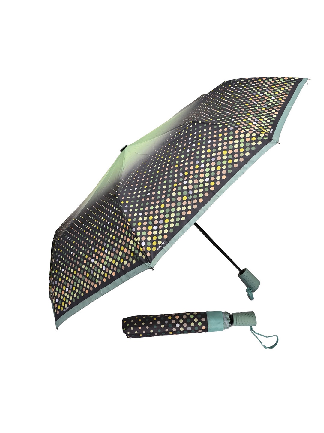 

LOOM LEGACY Semi-Automatic 3 Fold Self Design Umbrella, Green