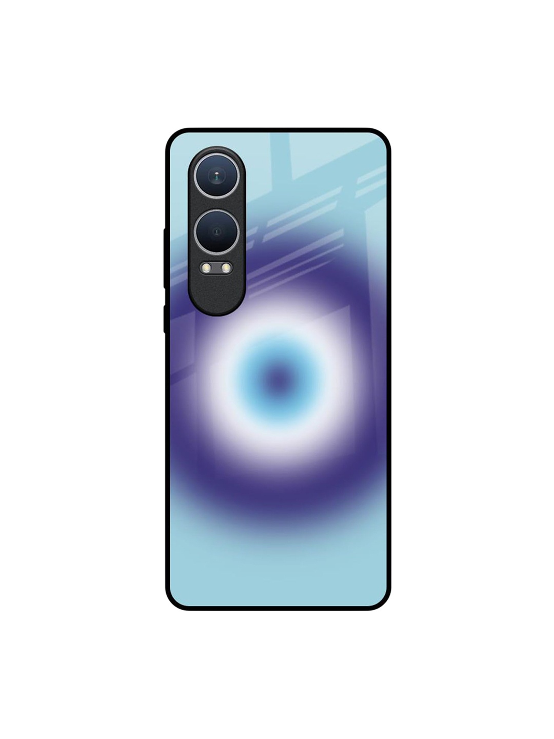 

QRIOH Evil Eye Art OnePlus Nord CE4 Lite 5G Impact Resistant Back Case, Blue