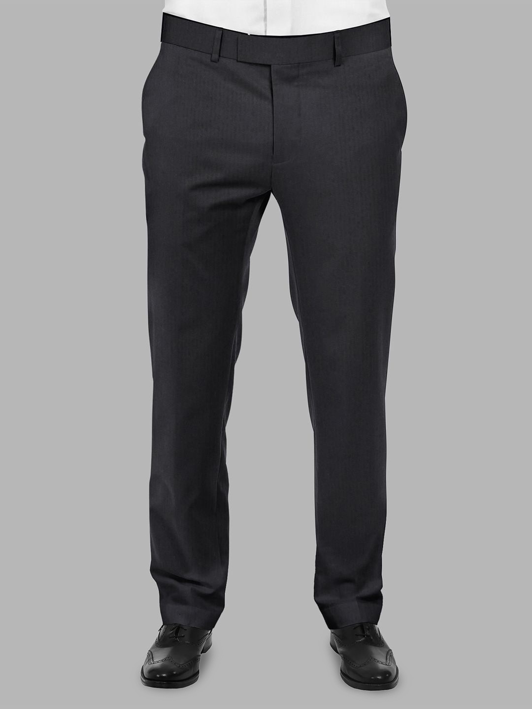 

Bigreams Men Unstitched Corduroy Stretchable Pants Piece Fabric, Black