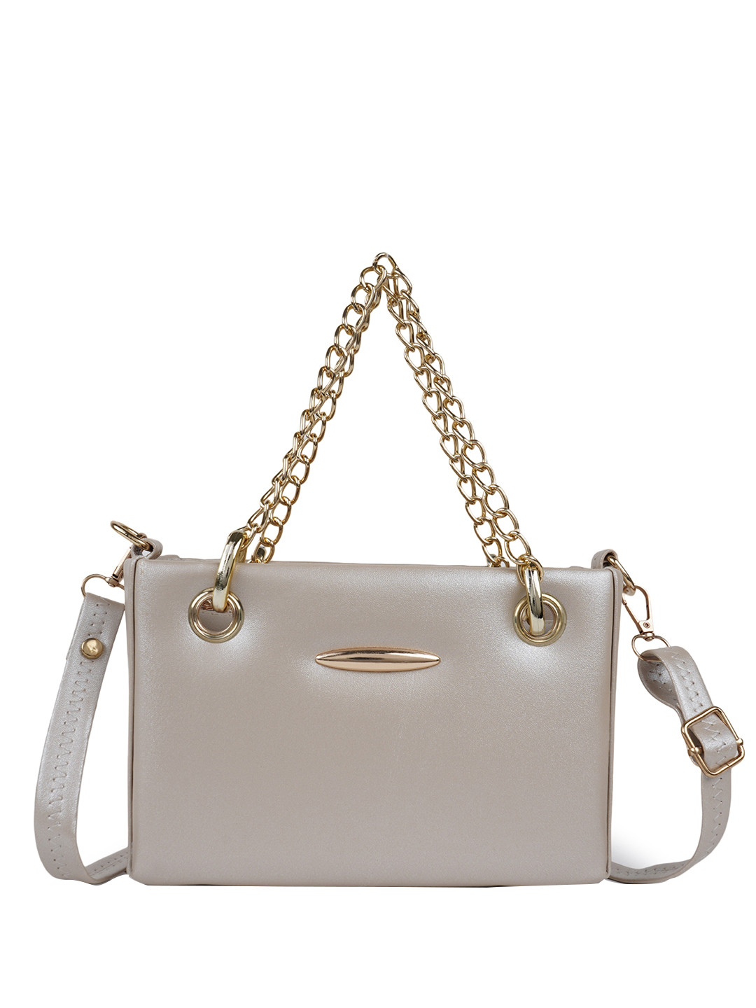 

STARWINGS Women Solid Structured Sling Bag, Grey