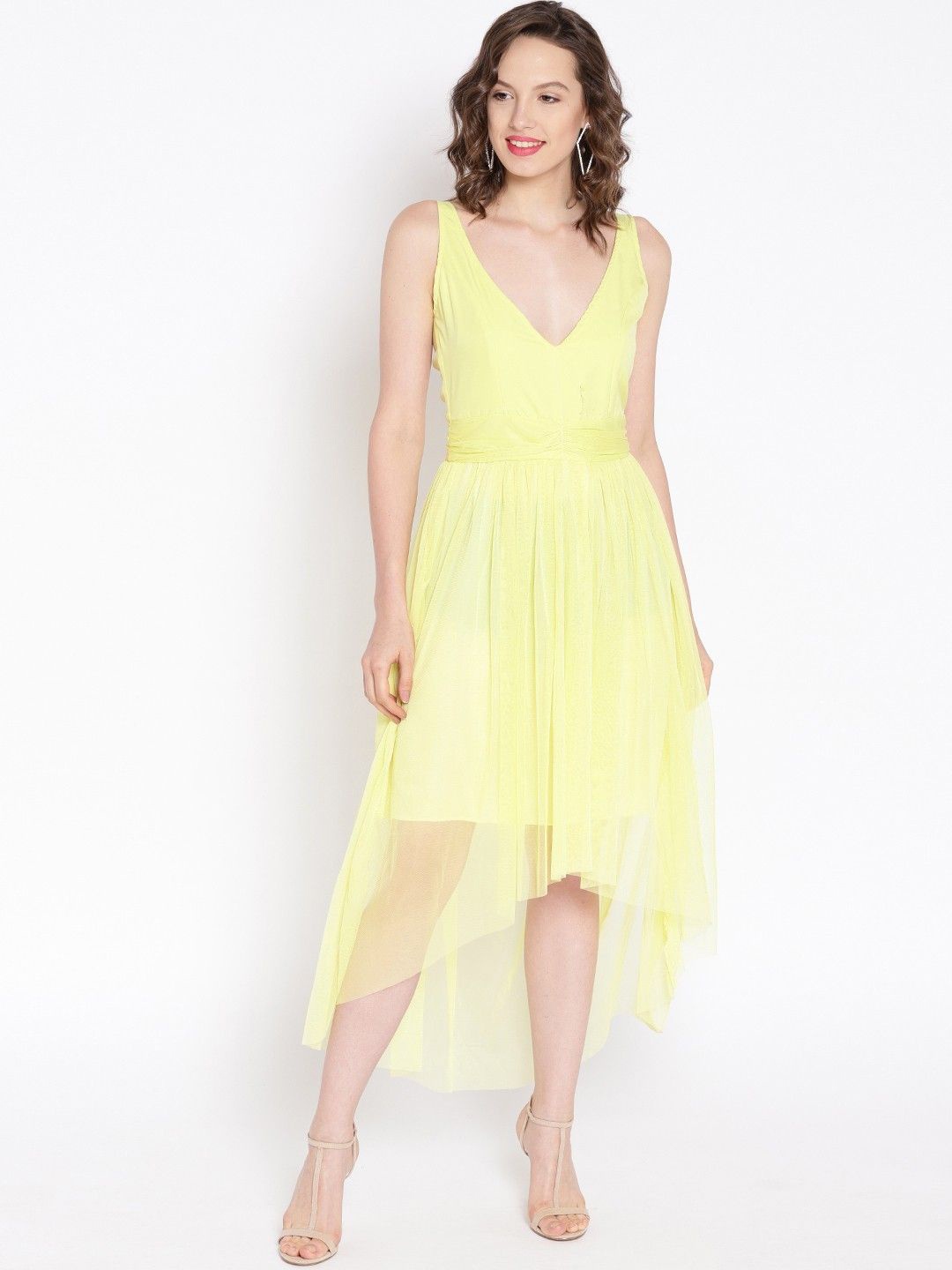 

Moda Rapido Women Fit & Flare Maxi Dress, Yellow