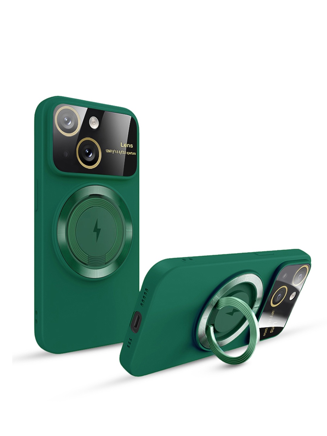 

QRIOH Solid iPhone 14 Plus Back Case with Magsafe, Green