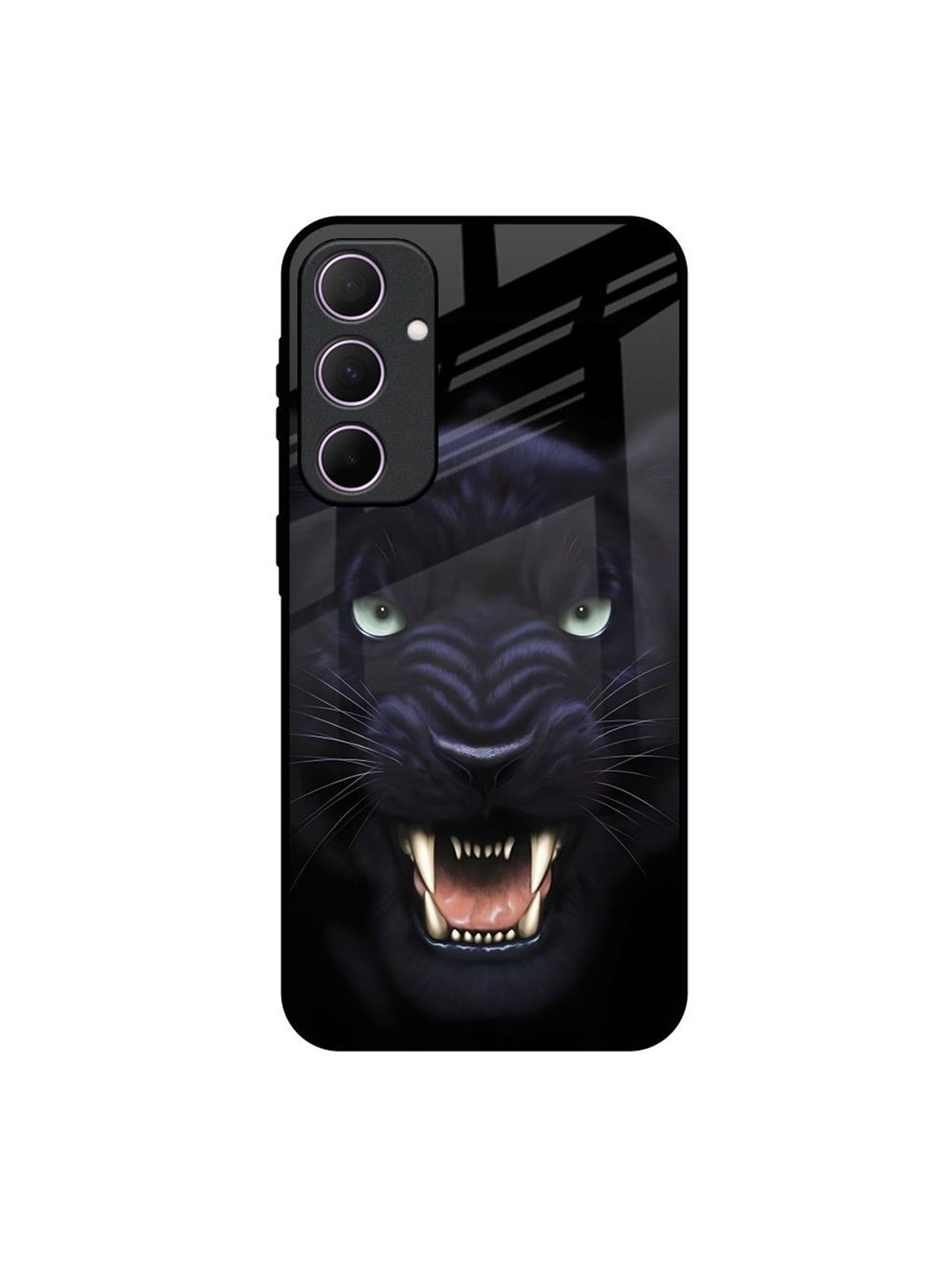 

QRIOH Angry Black Leopard Samsung Galaxy A35 5G Impact Resistant Back Case